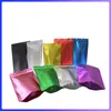 Colorful opaco con zip serratura con zip per animali domestici stoccaggio sacchetti di imballaggio di vari taglie regalo imballaggio con cerniera con cerniera Seal Mylar Stail Bag