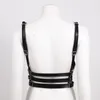 Belts PU Leather Body Chest Harness Belt For Women Sexy Restraints Waist Girdle Adjustable Chain Harajuku Suspender Shoulder Strap Top