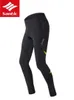 Pantalones de carreras Santic Cycling Men 4D Pad Long Longitud Longitud larga Mtb Road Bicicleta Pantrazo Pantociones Downhill Fitness Ciclismo