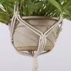 Tuin decoraties opknoping manden macrame handgemaakte touw pot houder bloem plant hanger netto tas voor binnen openlucht home decor
