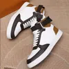 Rivoli Sneaker Ren weg schoenen Suede kalf lederen rubberen buitenzool luxe ontwerpers sneakers boombox runner high top casual schoen trainer