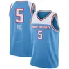 City Earned Edition DeAaron 5 Fox Basketball-Trikots, Marvin 35 Bagley III, Chris 4 Webber, Jason 55 Williams, Herren, genäht, Größe S-3XL