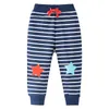 marca primavera autunno ragazzi ragazze pantaloni della tuta stelle pantaloni per bambini cotone bambina abbigliamento 2-7T bambini 210529