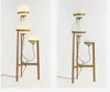 Postmodern kreativ ledd golvlampa studie vardagsrum tre ben vertikala armaturer sovrum glasboll hem stående belysning