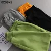 CHIC LOOSE harem cotton pants women's autumn spring loose hooded pants women's high waist Korean trouses Q0801