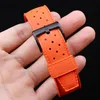 Watch Bands 22mm Tropical Fluoro Rubber Strap 20 mm SRP777J1バンドダイビング防水ブレスレットメン262M