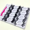 10 Paires En Gros Naturel Long Faux Cils De Vison Pleine Bande Fluffy Lashes VendorsEyelash Extension Make Up Tools