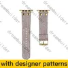 Designer Strap Watchbands Watch Band 42mm 38mm 40mm 44mm 41mm 45mm iwatch 2 3 4 5 6 bands Leather Strap Bracelet Fashion Stripes watchband dgs