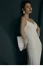 2022 Sexy sexy vestidos de novia sin espalda Spaghetti Straps Boho Big Bowknot Playa Mermaid Vestidos de novia Fashion Sweep Train Robes de Mariée al 9655