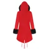 Femmes Parka Épaissi Pardessus Chaud Manteau D'hiver À Capuche Fourrure Parkas Mode Cordon Longue Veste Plus Taille 210524