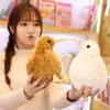 Whalesale 20cm 30cm 50cm 시뮬레이션 동물 키위 새 새 플러시 장난감 소프트 박제 만화 같은 새들과 같은 조류 인형 아이 인형 장난감 어린이 생일 선물 LS250