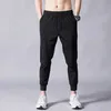 Été mince pantalon décontracté hommes glace soie cool élastique sport jogger jogging respirant survêtement sarouel vêtements de sport 2021 x0723