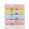 Microfiber Cotton Checkered Ribbon Home Beach Drying Bath Towel Shower Cleaning Magic Absorbent Towel Non-linting Tool 33x73cm