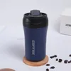 Vacuum Insulated Coffee Cup 420ml Portable Travel Mug Milk Tea Cup Home Office Drinkware