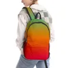 Backpack 2021 Neon Green Menwomen Harajuku Fashion 3D Hoodie Colorful Print Hip Hop Trend Bag8188012