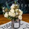 Jesień Fałszywe Herbata Rose Jedwab Kwiat Jesień Gerbera Daisy Sztuczny Plastikowy Kwiat Dla Wedding Home Akcesoria Dekoracja Pokój Dekoracja GC510