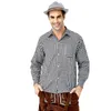 Tute da uomo Costume da uomo Abbigliamento Adulti Oktoberfest Pantaloncini bavaresi tedeschi Tuta da completo Camicia Cappello Bretelle Set Hall2534