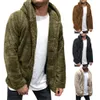 Faux Fur Men Coat With Hood High Waist Fashion Slim Black Coffee Faux Fur Jacket Fake Fur Coats 3xl