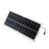 Monokristallint kiselcell Dubbel USB-gränssnitt 10W 12V / 5V DC Crocodile Solar Panel