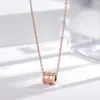 Creative Design 18K Pozłacane Ze Stali Nierdzewnej Serce Aminal Naszyjnik Wisiorek Choker