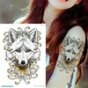 Realistic Animal Temporary Tattoo Wild Animal Head Tattoos Bady Art For Man And Woman Designs Temporary Waterproof Sticker