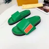 Ontwerpers Calfkin Damespantoffels Sunset Flat Comfort Mules HookLoop Padded Front Strap Slippers Gemakkelijk te dragen Style Slides Rubberen buitenzool Schoenen