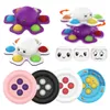 push bubble fidget spinner kids adult decompression toy high quality children finger toy
