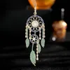 Hoop Huggie 1 PC Trendry Dream Catcher Tassel Earring Sexig brud bröllopsfest öron smycken tillbehör