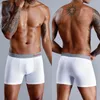 Boxer da 4 pezzi Boxer da uomo Mutandine di cotone Indossare mutande da uomo Boxer maschile Gay