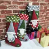 47x26 cm Grote maat Kerstzakken en kousen Xmas Tree Decoraties Indoor Decor Ornamenten Geschenk Candy Tassen CO 533
