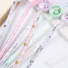 Stylo à Gel pour étudiants, 0.5mm, dessin animé mignon, forme animale créative, paillettes, stylos neutres, papeterie noire, vente en gros, fournitures scolaires, cadeaux