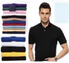 Высококачественная рубашка поло из крокодиловой кожи, мужские однотонные хлопковые шорты, летние мужские футболки, мужские рубашки поло, рубашка поло
