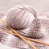 1 pc 140g / bola de lã pura fios macios crochê fios grossos para tricô lã grossa para chapéus lenço laine um tricoter y211129