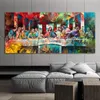 Het Laatste Avondmaal Canvas Prints Wall Art Pictures Voor Woonkamer Home Decor Indoor Decoraties Abstract Portret Beroemde Schilderij