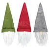 Christmas Wine Fles Cover Handgemaakte Home Party Decoratie Gnomes Champagn Toppers voor Kerstmis Nieuwjaar Geschenken DD279