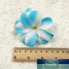 HindJef 10 PCS / 7,5 cm Faux Xin Hawaii Frangipani Flor Cabeças Decoração Do Casamento DIY Grinalda Colagem Simulação Flores