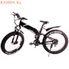 Free VAT Tax EU Stock KAISDA K3 26inch 48V 500W Hummer Snow Bike Powerful Adult Pedal Assist Electric Bike Folding Bike CST Tire