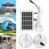 20W Solar Power USB Rechargeable Camping Light Bulb 5-Modes W/ Panel 3m Cable