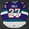 Custom 009 Youth women Vintage ECHL Orlando Solar Bears 27 Eric Faille 29 David Bell 3 Carl Nielsen Vintage Hockey Jersey Size S-5XL