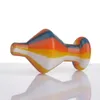 Colorful Glass Carb Cap Colored Smoknig Accessories for Quartz Bangers Water Pipes Bong Dab Rigs at Mr Dabs