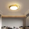 Nordic Luxury LED Ceiling Lights Gold Black Dining Room Kitchen Studyroom Bedroom Hall Indoor Home Decorative Lamps AC90-260V