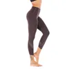 Leggings pour femmes pantalons de yoga Fitness joggeurs de sport en cours d'exécution coussinet serré maille taille haute élastique Nick femme vêtements d'entraînement Spandex noir Floral gris marron bleu marine
