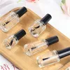 2021 10 ml 15 ml transparente Glas-Nagellackflasche leer mit Deckel, Pinsel, leere Kosmetikbehälter, Nagelglasflaschen mit Pinsel