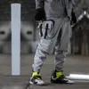 Enshadower bolsa de pierna desmontable pantalones sueltos nylon techwear streetwear ninjawear X0723