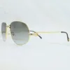 Luxury pour hommes Lunettes de soleil Métal Designer Marques Carter Lunettes Vintage Sunglasses Men Frame de lunettes de soleil surdimensionnées High Quality 5949765