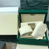 Designer Topquality Boxes Luxe groen horloge originele doos papieren kaart portemonnee cadeau dozen handtas voor 116660 116710 116520 116613 118239 ROX