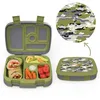 2 of 1 stks lunchbox voor kinderen eten containers magnetron Bento snack box cartoon school waterdichte opbergdozen