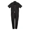 Men's Tracksuits Men's Fashion Designer Jumpsuits Men Cargo Overalls Casual Rompers Short Sleeve Overall Korean Style Jumpsuit