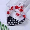 Fashion National Flag 12PCS cotton handkerchief head towel INS Style napkins 30*30cm for cloth napkin Outdoor sports hip-hop square scarves hot selling