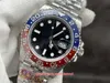 Temiz Fabrika Mükemmel Sürüm Saatler 40mm GMT 126710 126710BRO Pepsi Cerachrom Bezel Cal.3285 Hareketi Mekanik Otomatik Erkek İzle Erkek Saatı